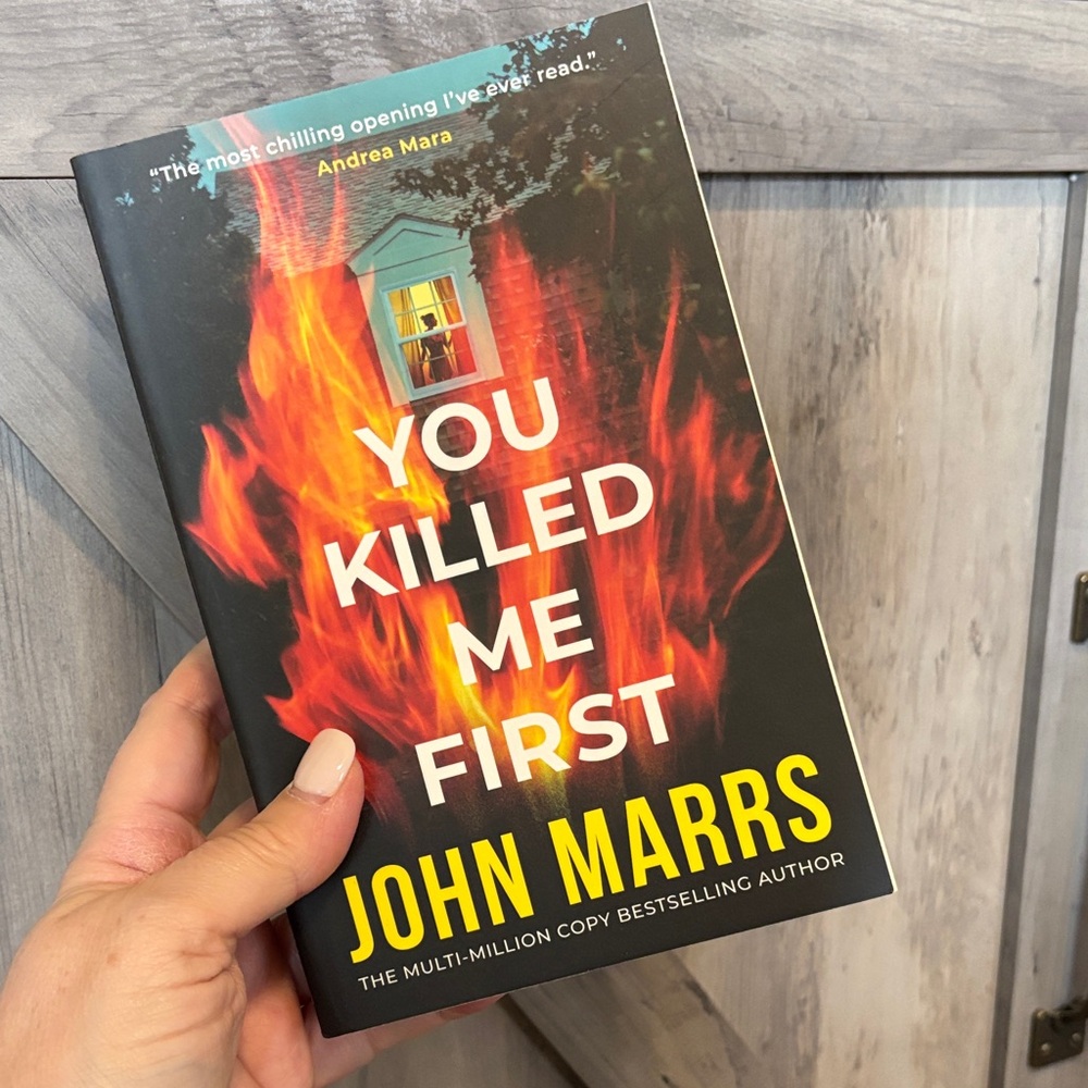 You Killed Me First - Black & Red Paperback Thriller